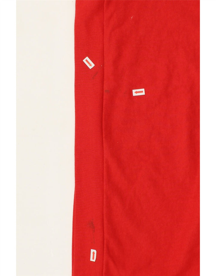 LEVI'S Womens Oversized Sweatshirt Jumper UK 14 Medium Red Colourblock Vintage Levi's and Second-Hand Levi's from Messina Hembry 