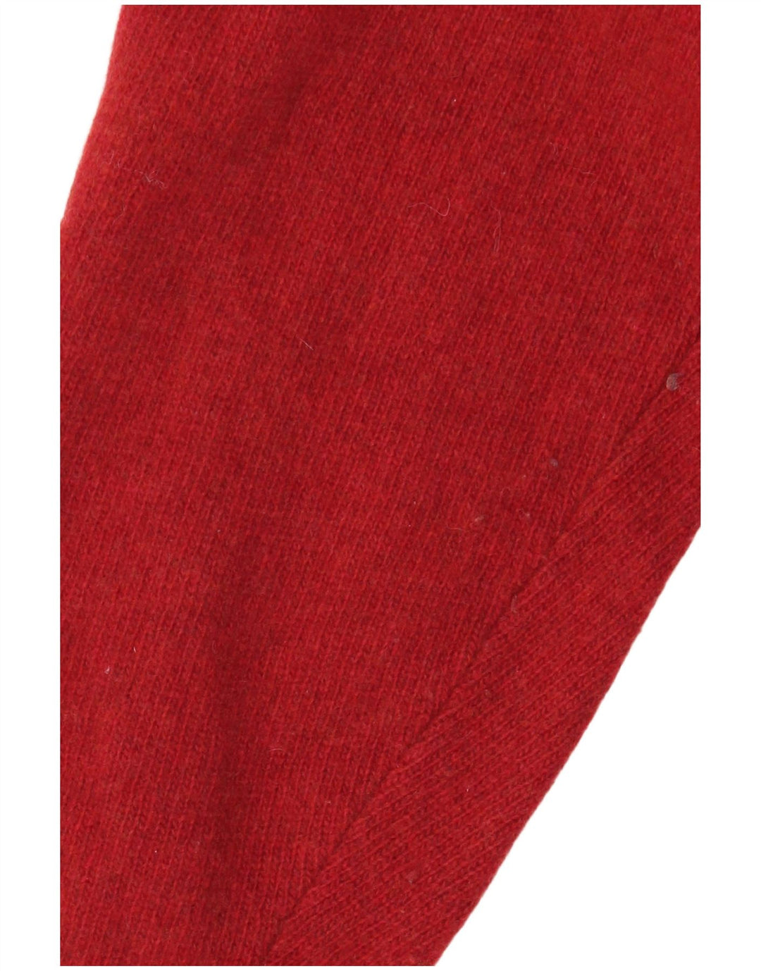 Benetton Damen-Strickjacke in Übergröße, Gr. 14, mittelrot, gestreift, Wolle