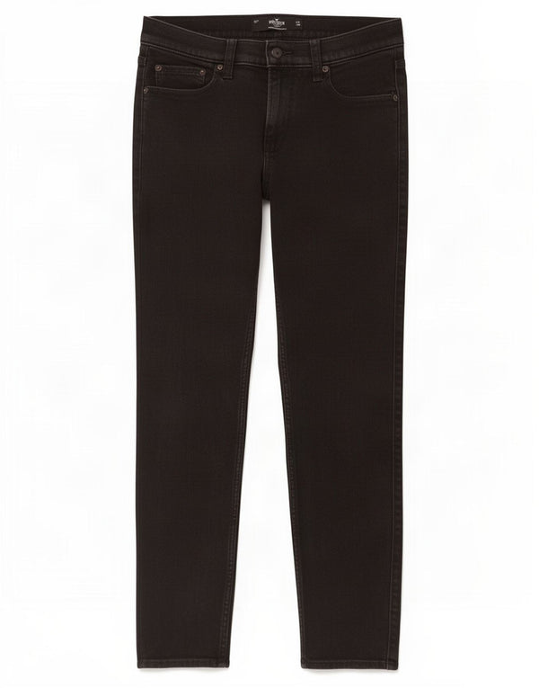 Hollister Damen Skinny Jeans W31 L30 Schwarze Baumwolle