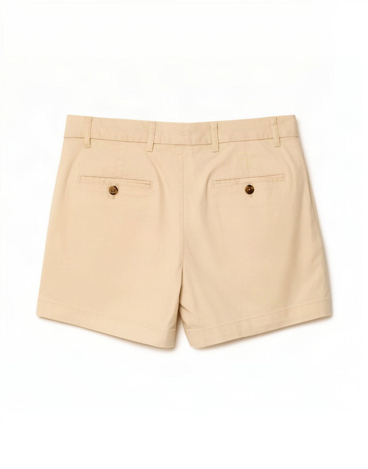 Zara Damen Chinoshorts EU 38 Small W28 Weiß