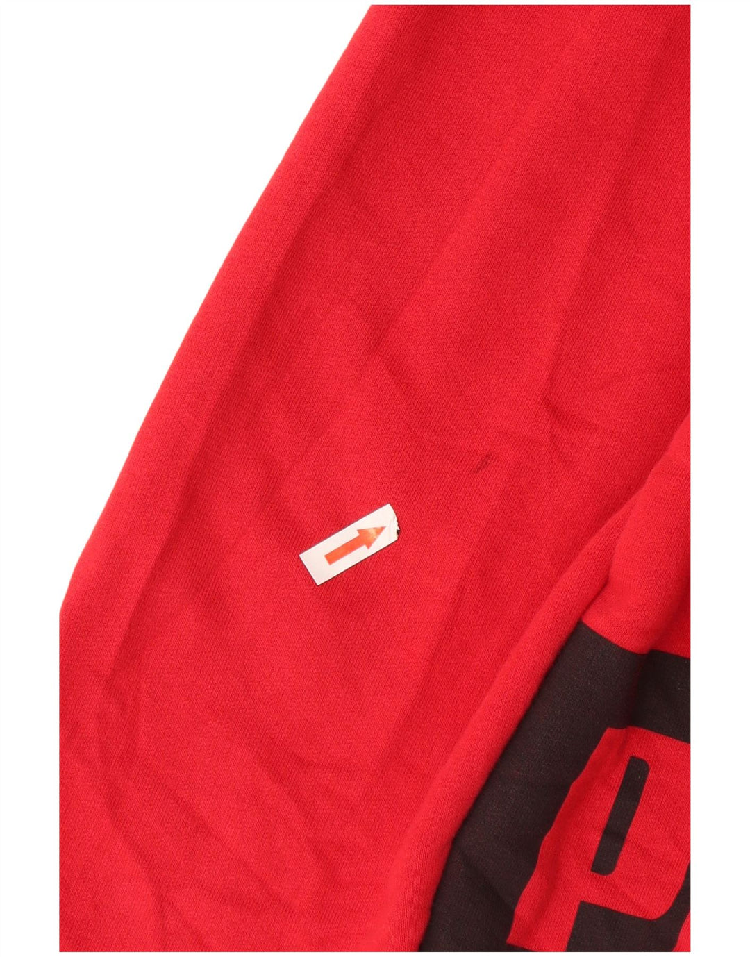 PUMA Herren-Kapuzenpullover mit Grafik, groß, rot, Farbblock