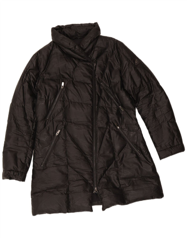Hogan Damen Wattierter Mantel IT 48 XL Schwarz Polyester