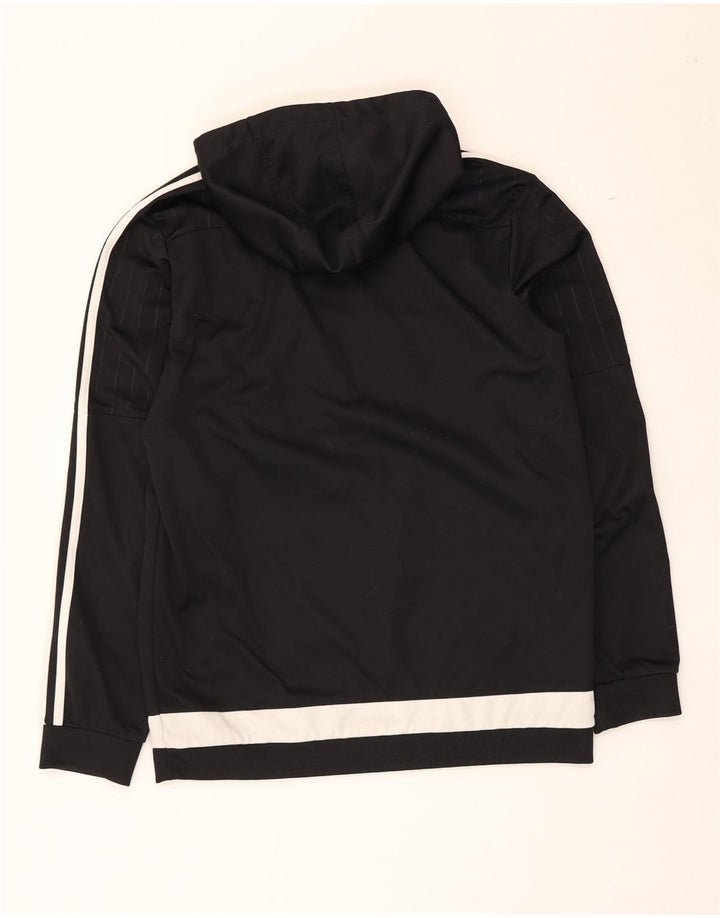 Adidas Herren Graphic Hoodie Pullover Mittelschwarzes Colourblock-Polyester