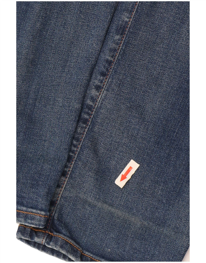 Roy Rogers Damen Superior Slim Jeans W35 L33 Blaue Baumwolle
