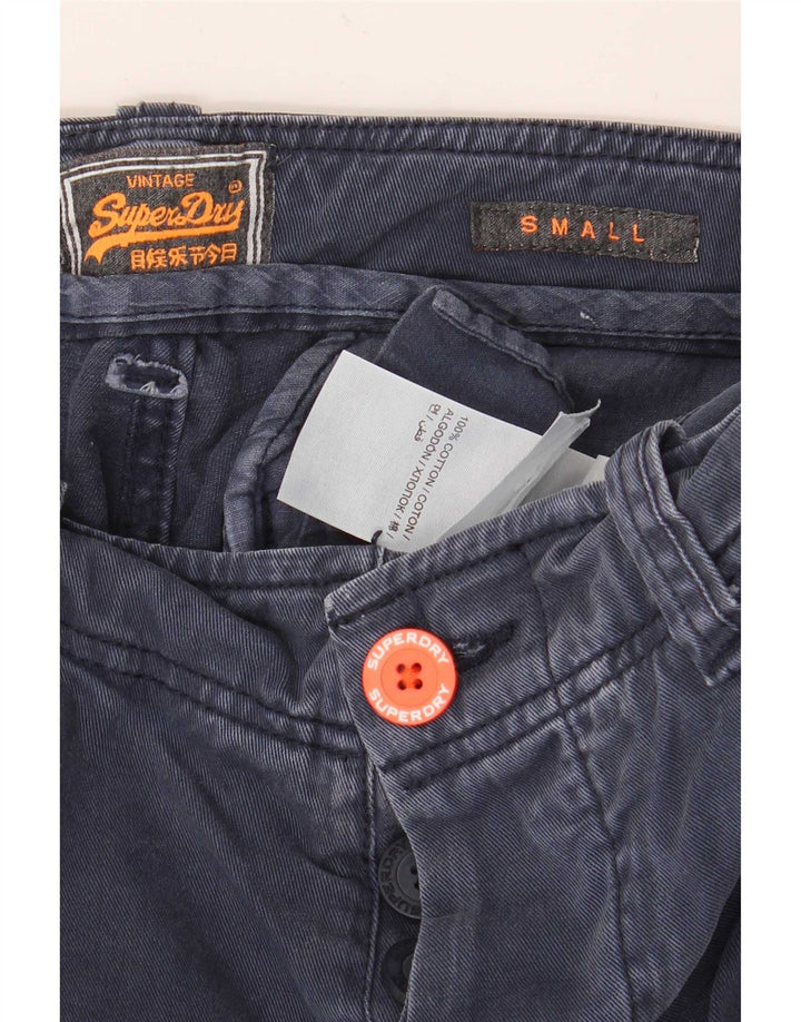 Superdry Herren Cargo-Shorts, Größe S, W29, Marineblau, Baumwolle