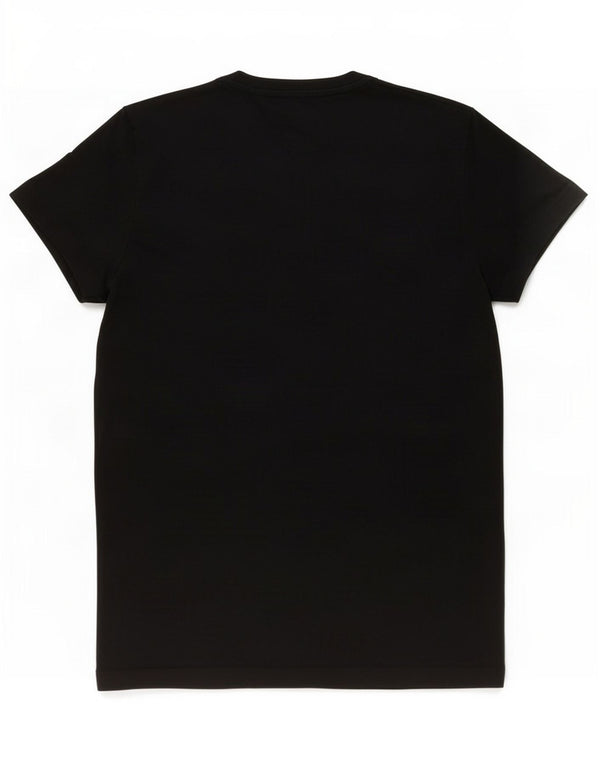 Tommy Hilfiger Herren T-Shirt Top Medium Schwarz Baumwolle