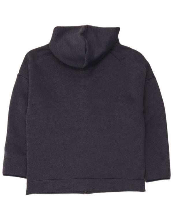Adidas Herren-Trainingsanzug mit Kapuze, groß, Marineblau, Polyester