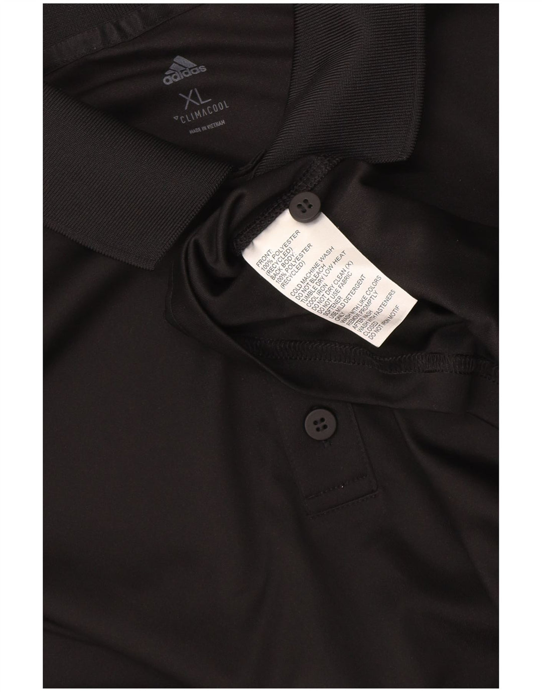 Adidas Herren Climacool Poloshirt XL Schwarz Polyester