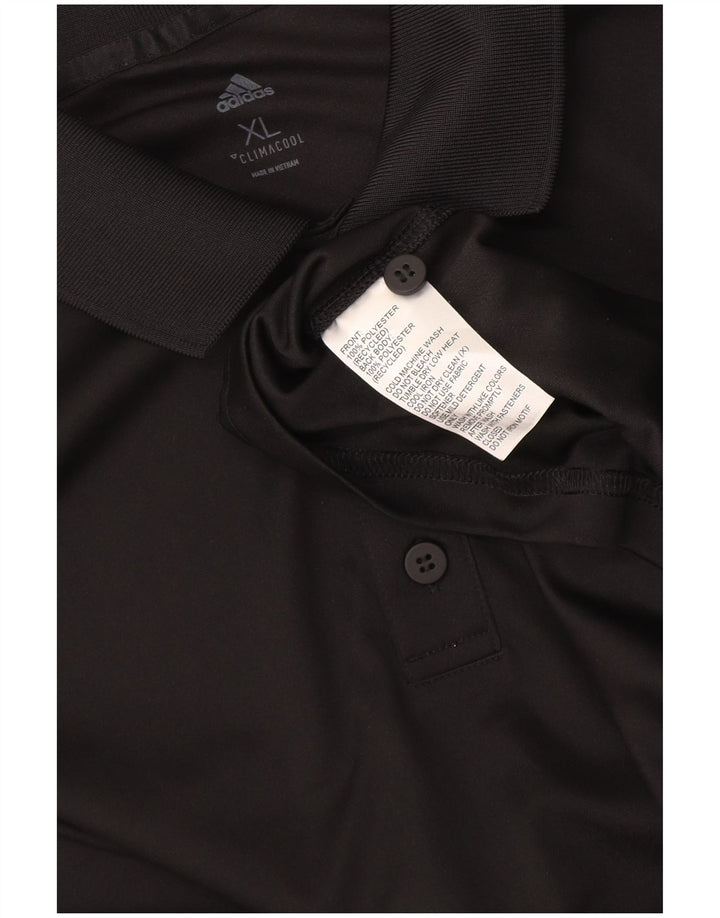 Adidas Herren Climacool Poloshirt XL Schwarz Polyester
