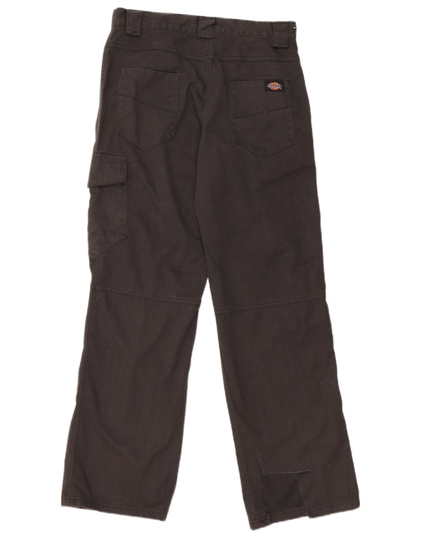 Dickies Damen gerade Cargohose US 10 Medium W28 L31 Grau