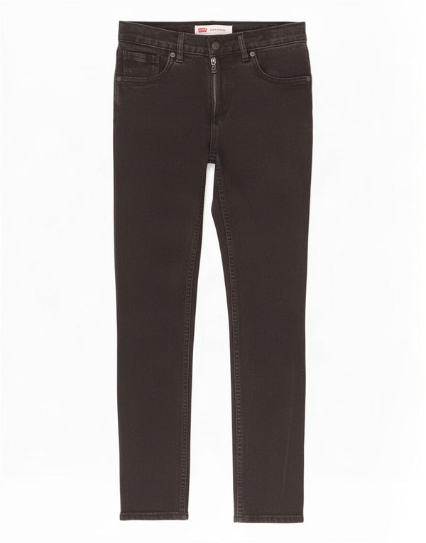 Levi's 510 Skinny Jeans für Jungen, 15–16 Jahre, W28, L30, schwarze Baumwolle