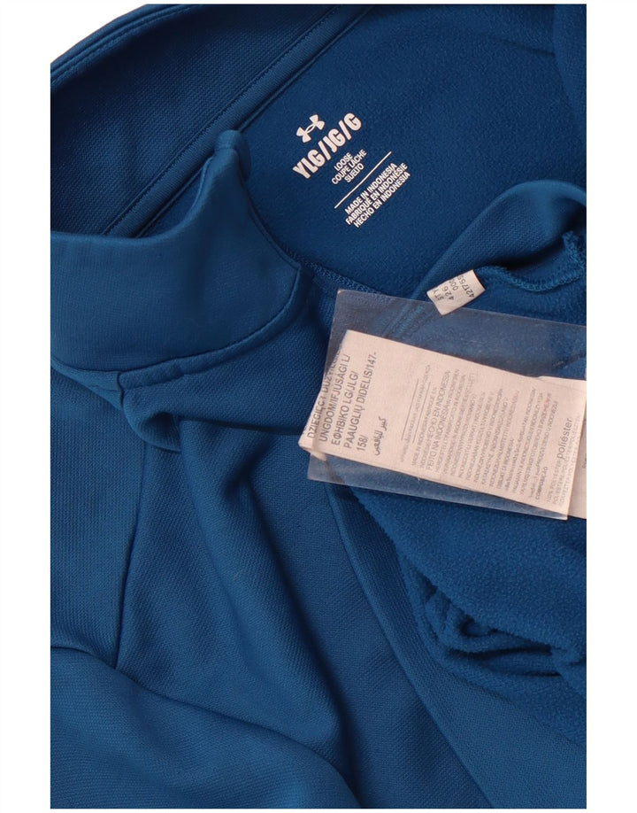 Under Armour Jungen-Sweatshirt mit lockerer Passform, 11–12 Jahre, Größe L, Blau