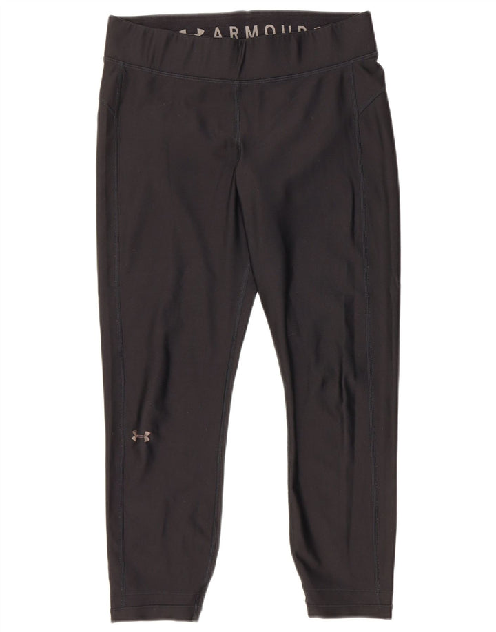 Under Armour Damen Leggings UK 16 Large Schwarz