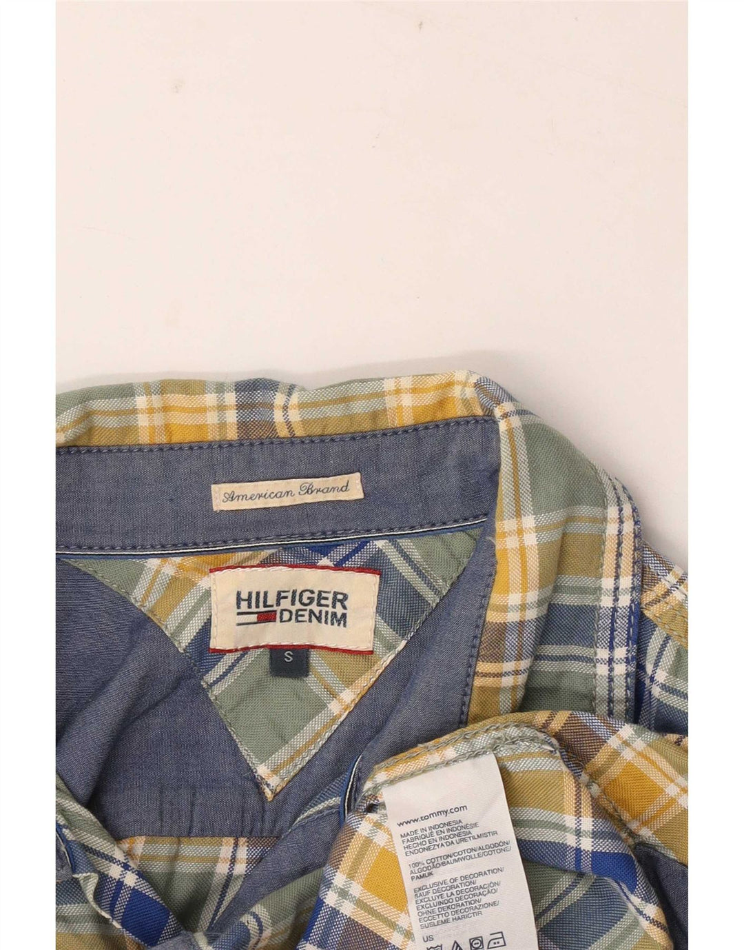 Tommy Hilfiger Herrenhemd, klein, mehrfarbig, kariert, Baumwolle
