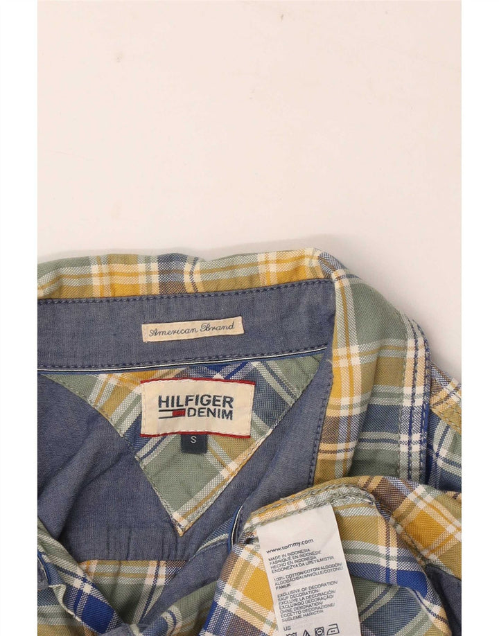 Tommy Hilfiger Herrenhemd, klein, mehrfarbig, kariert, Baumwolle