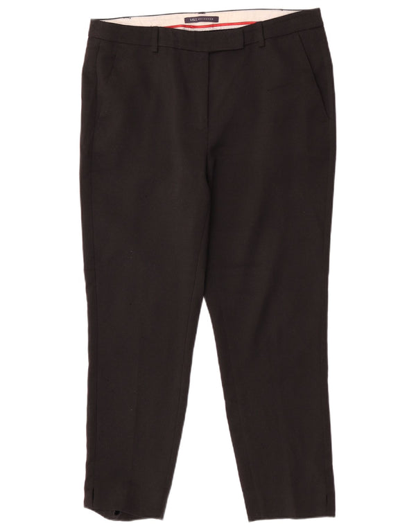 Marks & Spencer Damen Slim-Anzughose UK 12 Medium W32 L25 Schwarz