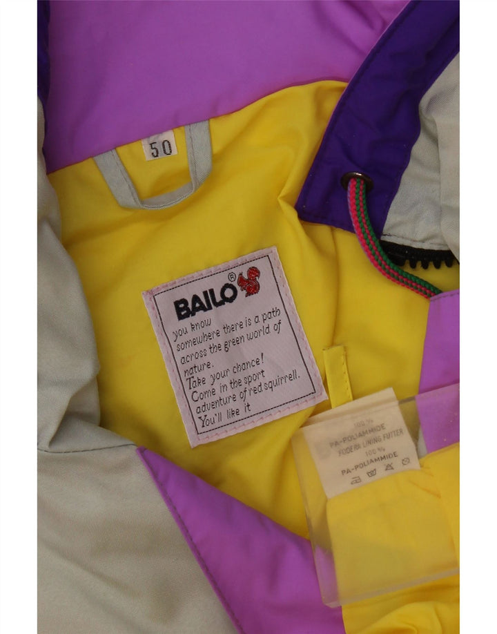 Bailo Herren-Skijacke IT 50, groß, mehrfarbig, Colourblock-Polyamid