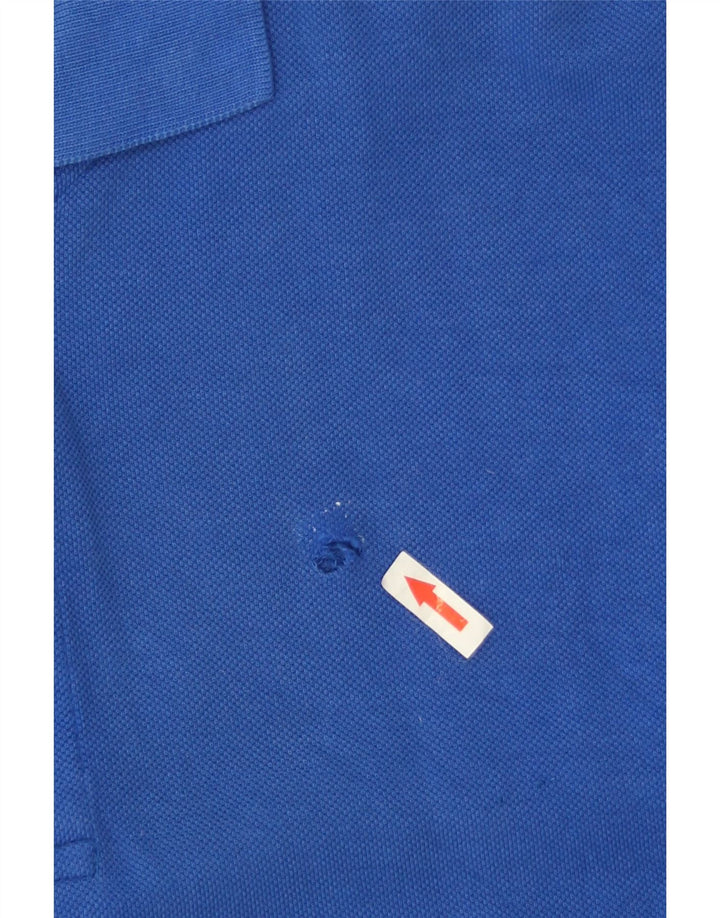 Fila Herren Poloshirt XL Blau Baumwolle