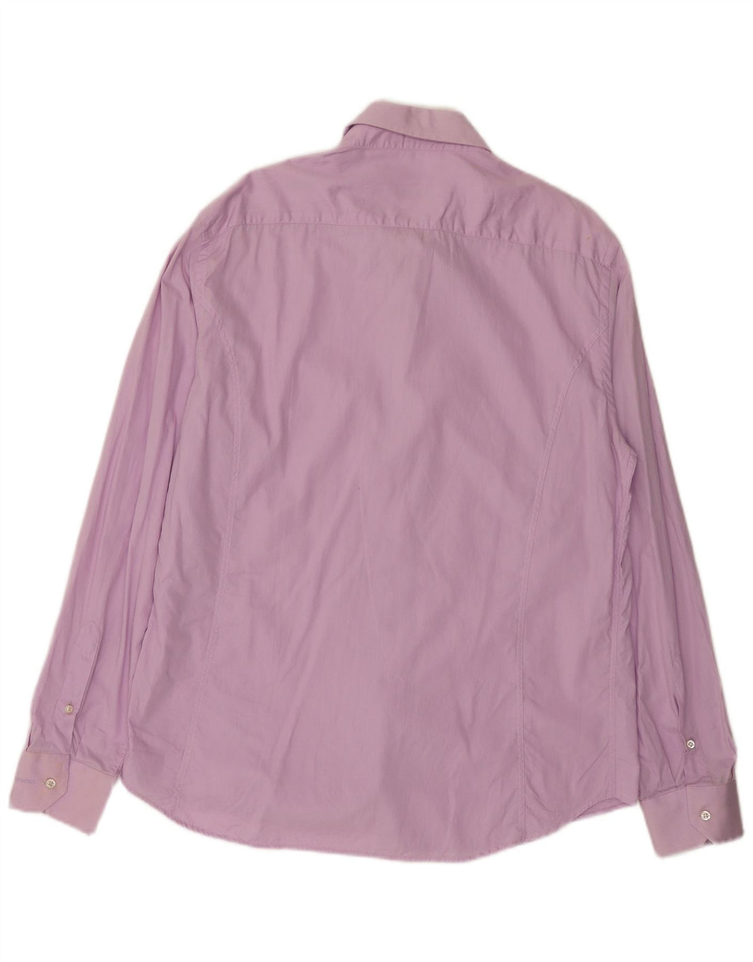 Roccobarocco Herrenhemd XL Lila Baumwolle