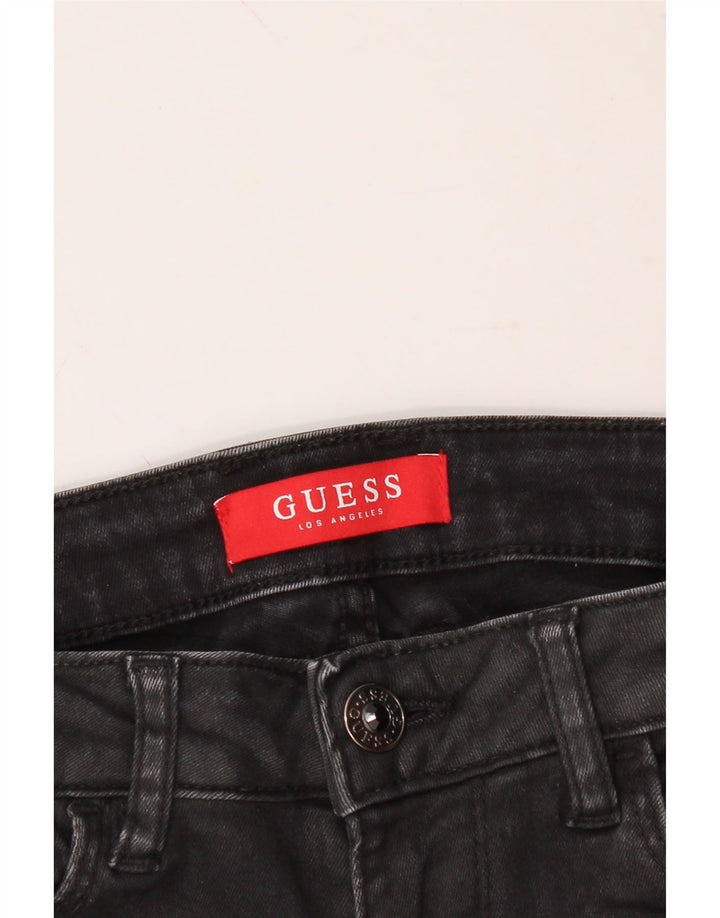 GUESS Womens Skinny Jeans W28 L31 Black Vintage Guess and Second-Hand Guess from Messina Hembry 