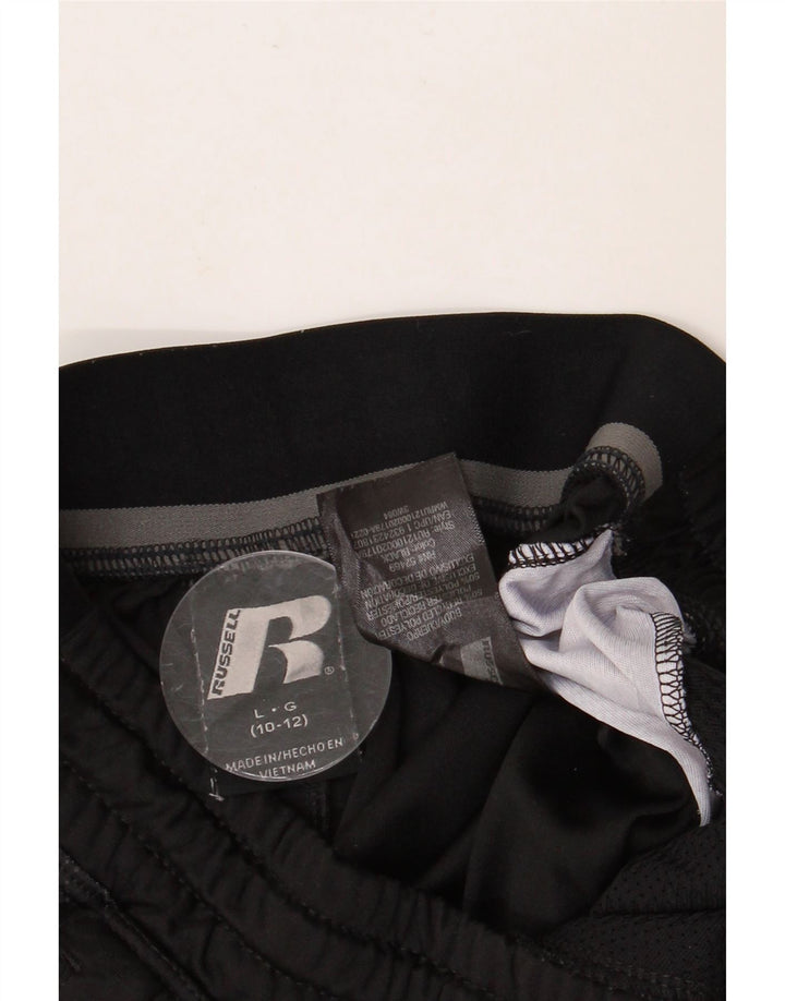 RUSSELL ATHLETIC Sportshorts für Jungen, 10–11 Jahre, Größe L, Schwarz, Polyester