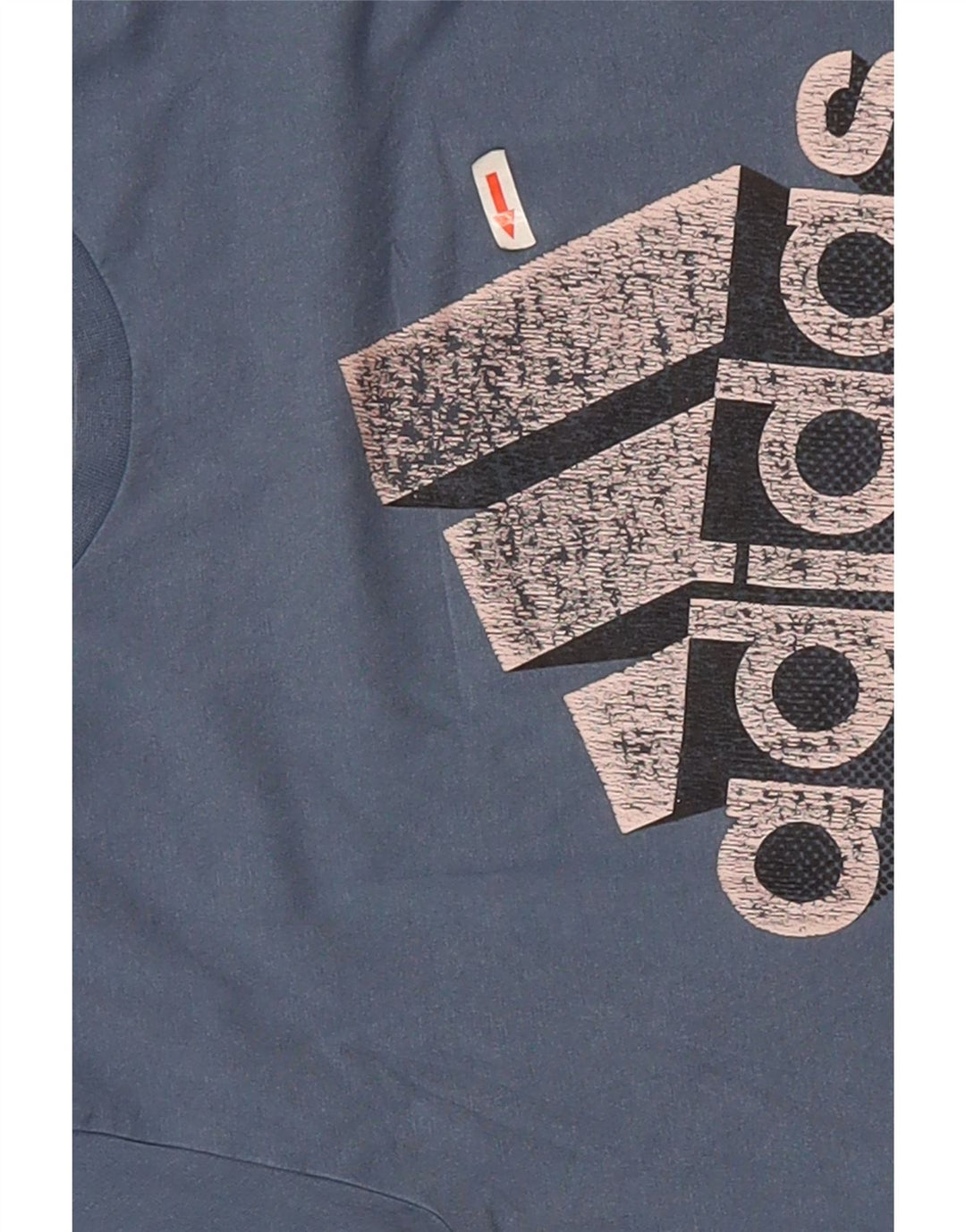Adidas Herren-T-Shirt mit Grafik, mittelgroß, marineblau, Baumwolle