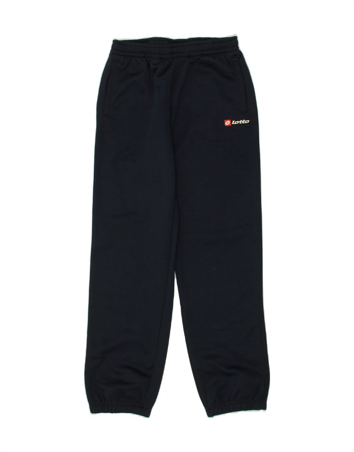 LOTTO Boys Tracksuit Trousers Joggers 11-12 Years Navy Blue Polyester Vintage Lotto and Second-Hand Lotto from Messina Hembry 