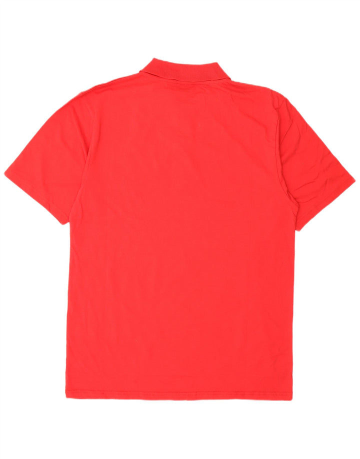 New Balance Herren-Poloshirt, große rote Baumwolle