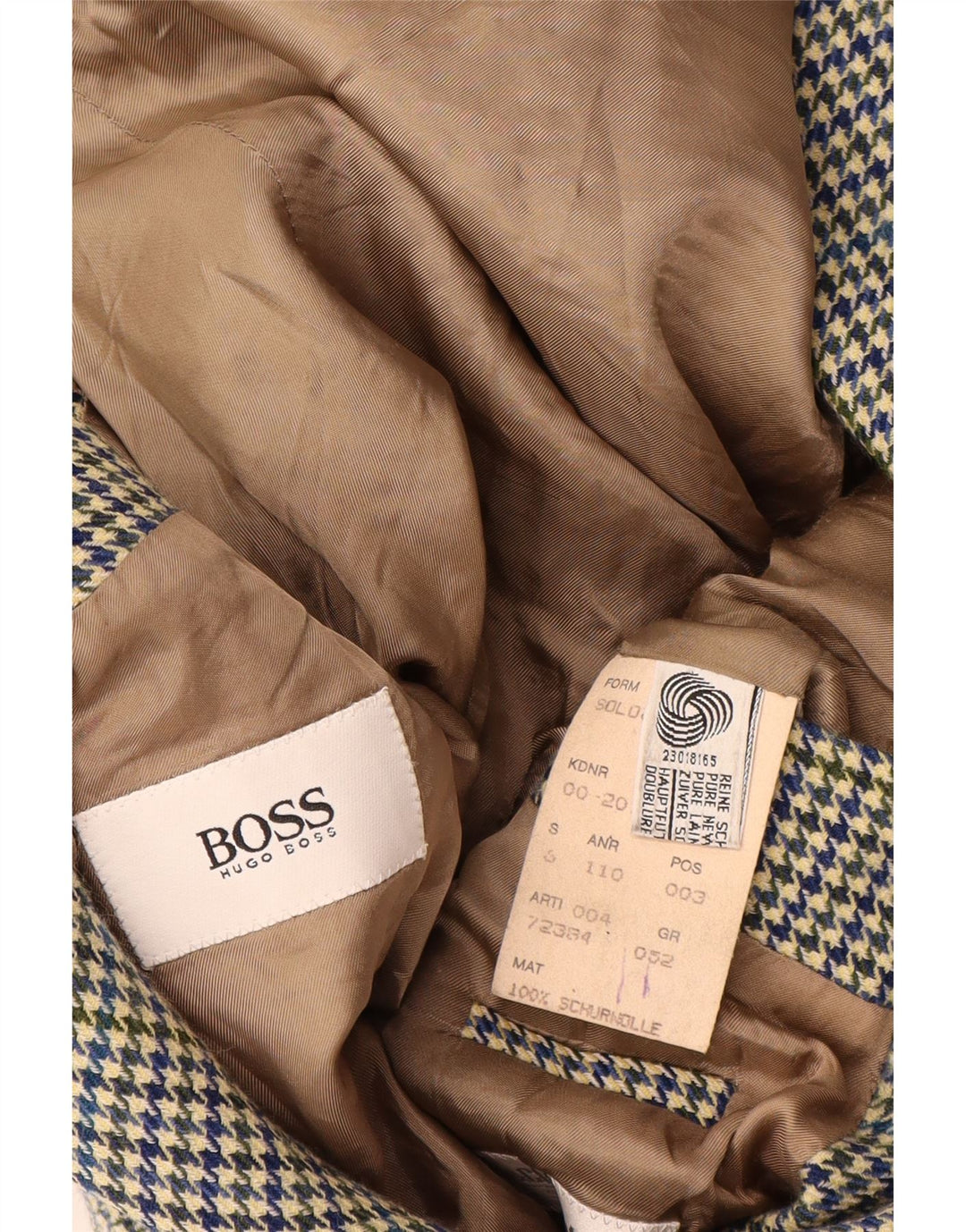 Hugo Boss Herren-Blazer mit 2 Knöpfen, EU 52, XL, mehrfarbig, Hahnentrittmuster
