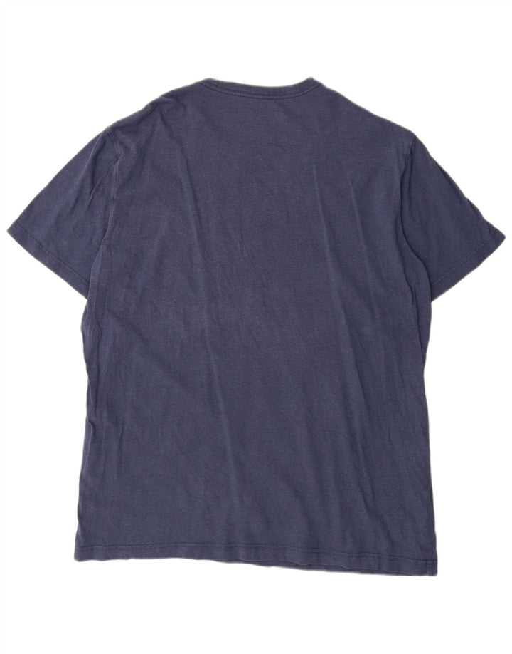 Eddie Bauer Mens Tall T-Shirt Top XL Marineblau Baumwolle