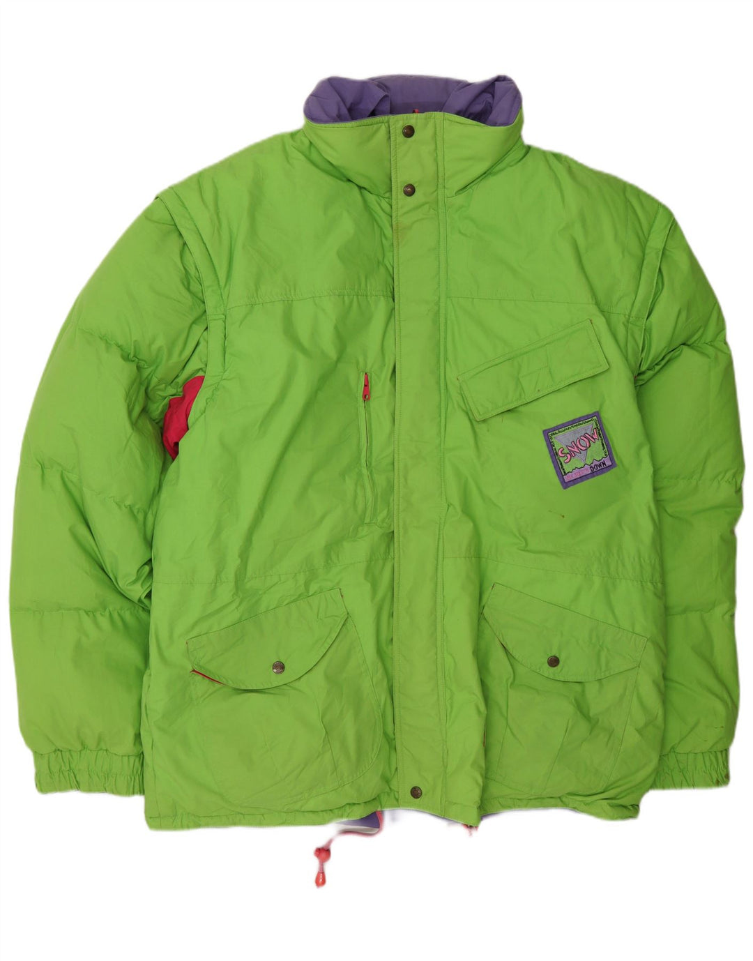 MC Kee's Herren Reversible Wattierte Jacke UK 42 XL Grün