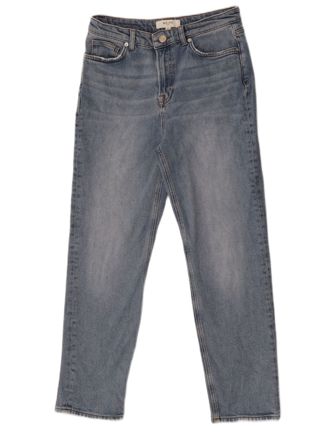 Reiss Damen Slim Jeans W28 L27 Blaue Baumwolle