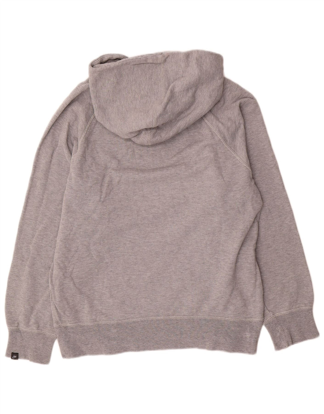 Nike Herren-Kapuzenpullover mit Grafik, Größe S, graue Baumwolle