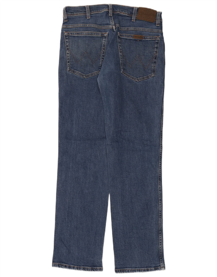 WRANGLER Herren-Jeans mit normaler Passform, gerade Passform, W32, L32, Blau, Baumwolle