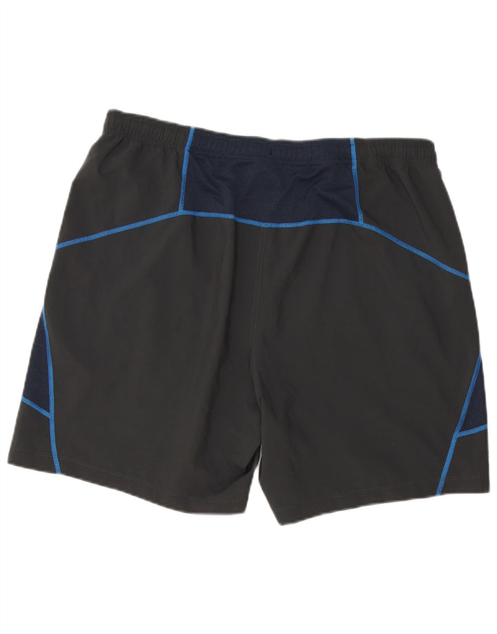 The North Face Herren-Sportshorts mit Grafik, groß, schwarz gestreift, Polyester