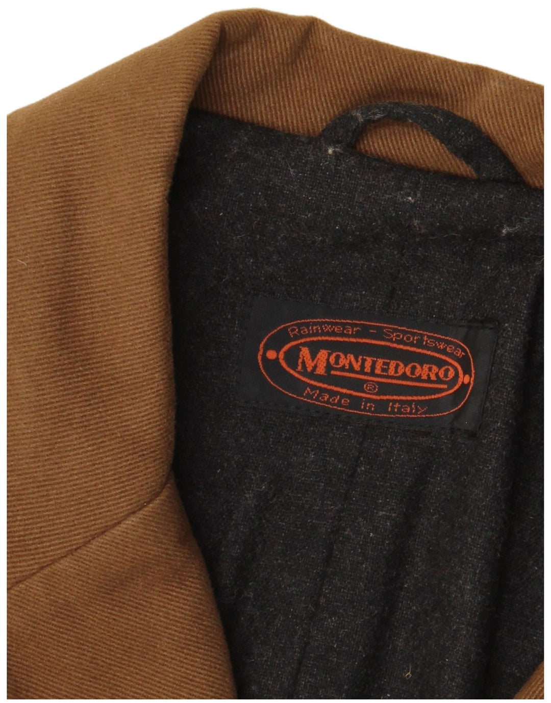 Montedoro Zweireihiger Herrenmantel UK 42 XL Braun