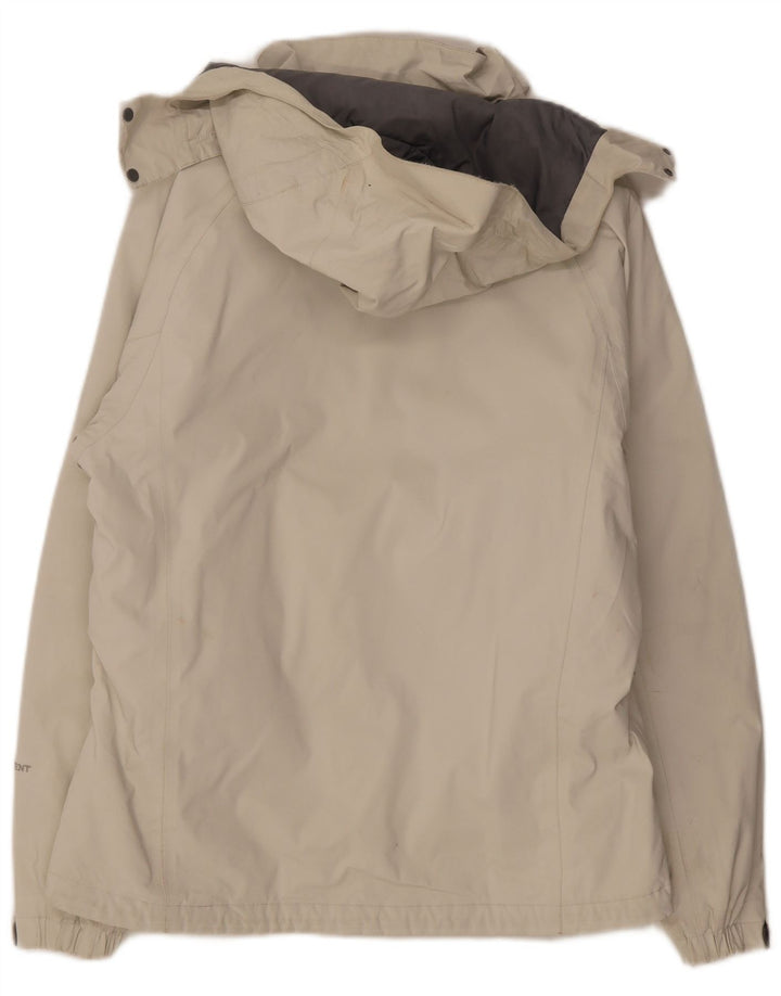 The North Face Damen-Windbreakerjacke mit Kapuze, UK 16, Größe L, gebrochenes Weiß