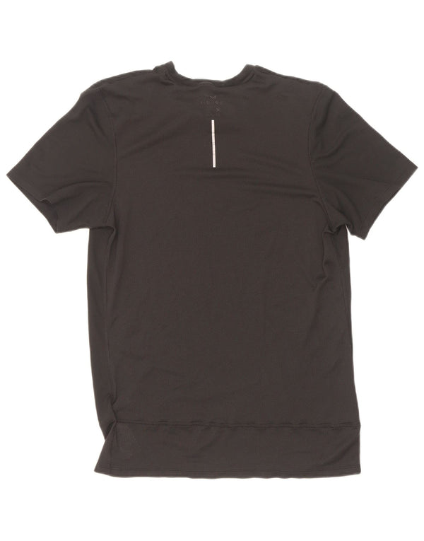 Nike Herren Dri Fit T-Shirt Top Medium Schwarz Polyester