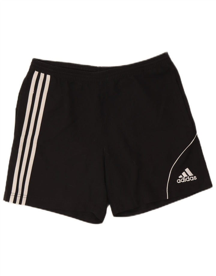 Adidas Sportshorts für Jungen, 13–14 Jahre, schwarzes Polyester