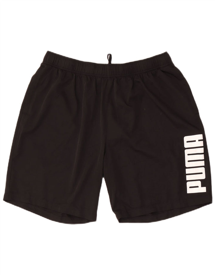 Puma Herren Graphic Sport Shorts 2XL Schwarz Polyester