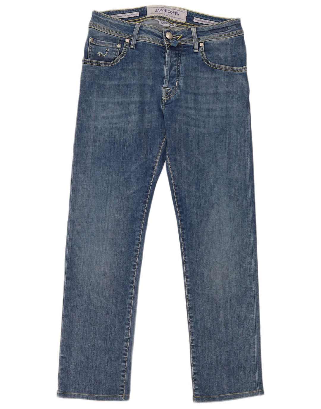 Jacob Cohen Damen Slim Jeans W29 L26 Blaue Baumwolle