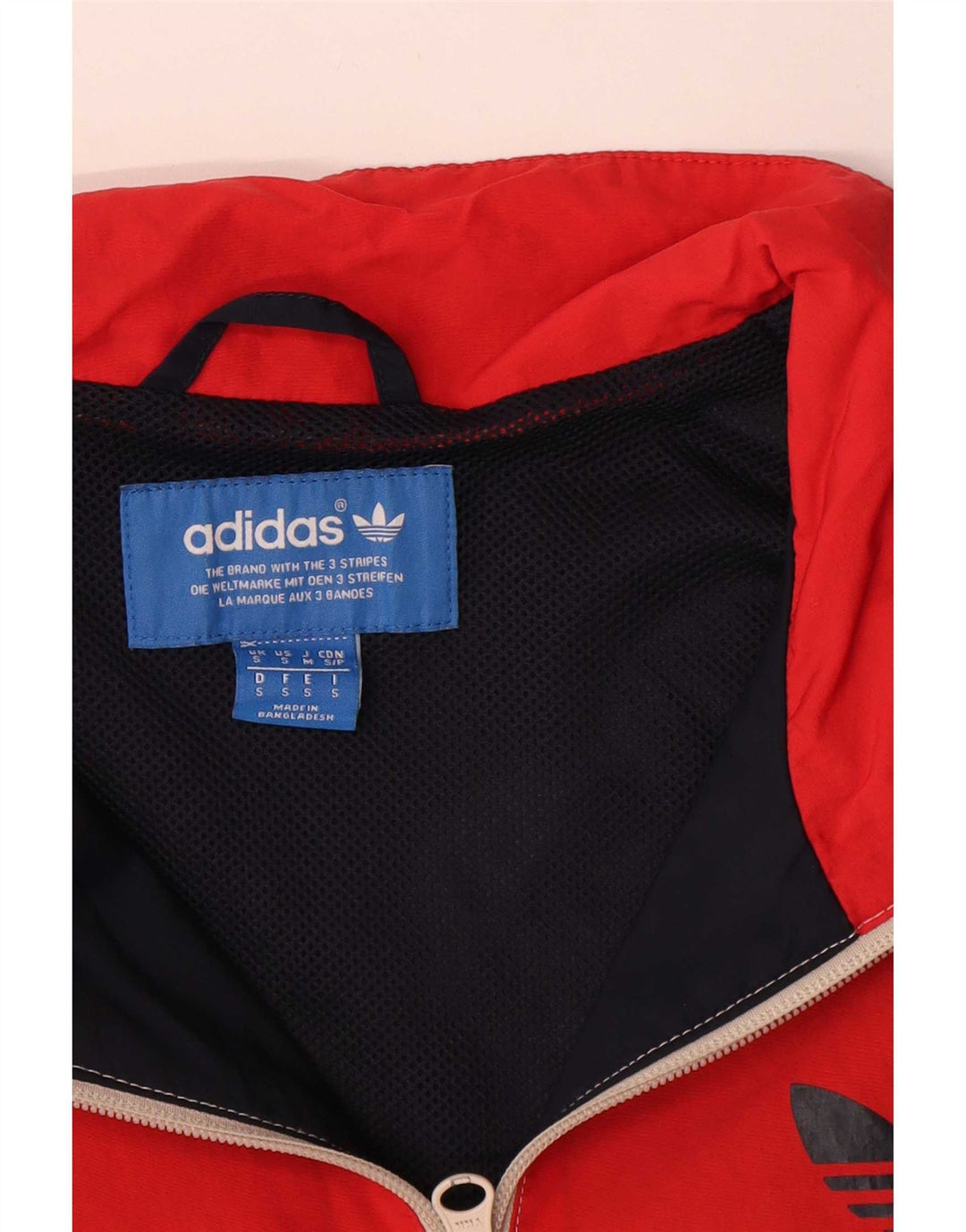 Adidas Herren-Trainingsanzug mit grafischem Oberteil, Größe S, Marineblau, Farbblock