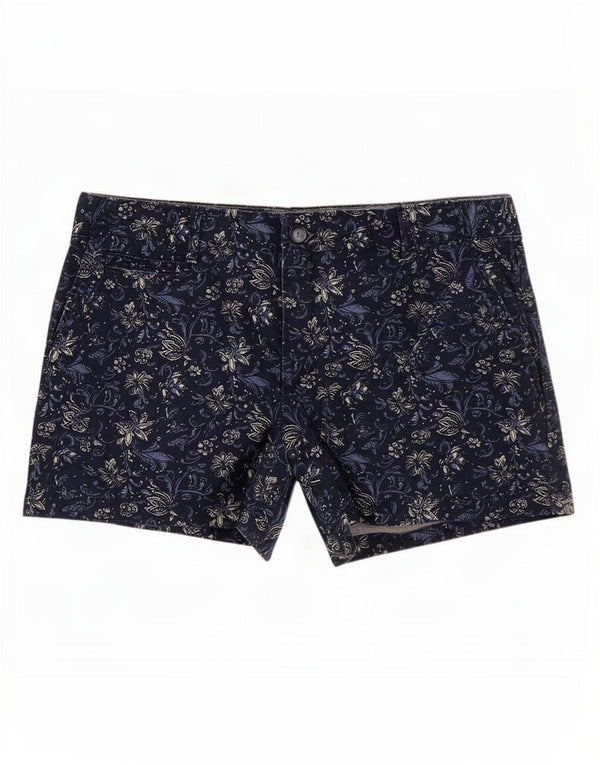 Gap Damen Chino-Shorts US 12 Large W36 Marineblaue Baumwolle