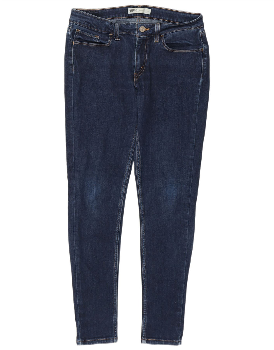 LEVI'S Damen Skinny Jeans W31 L30 Marineblaue Baumwolle