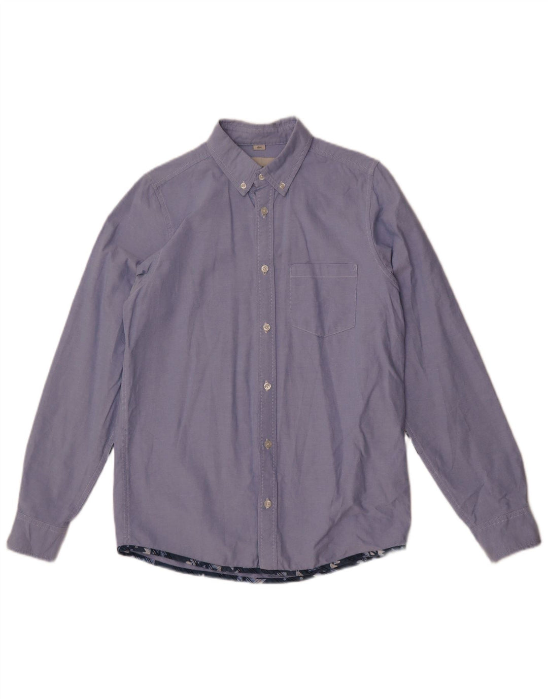 Carhartt Slim-Hemd für Herren, klein, Blau, Colourblock-Baumwolle