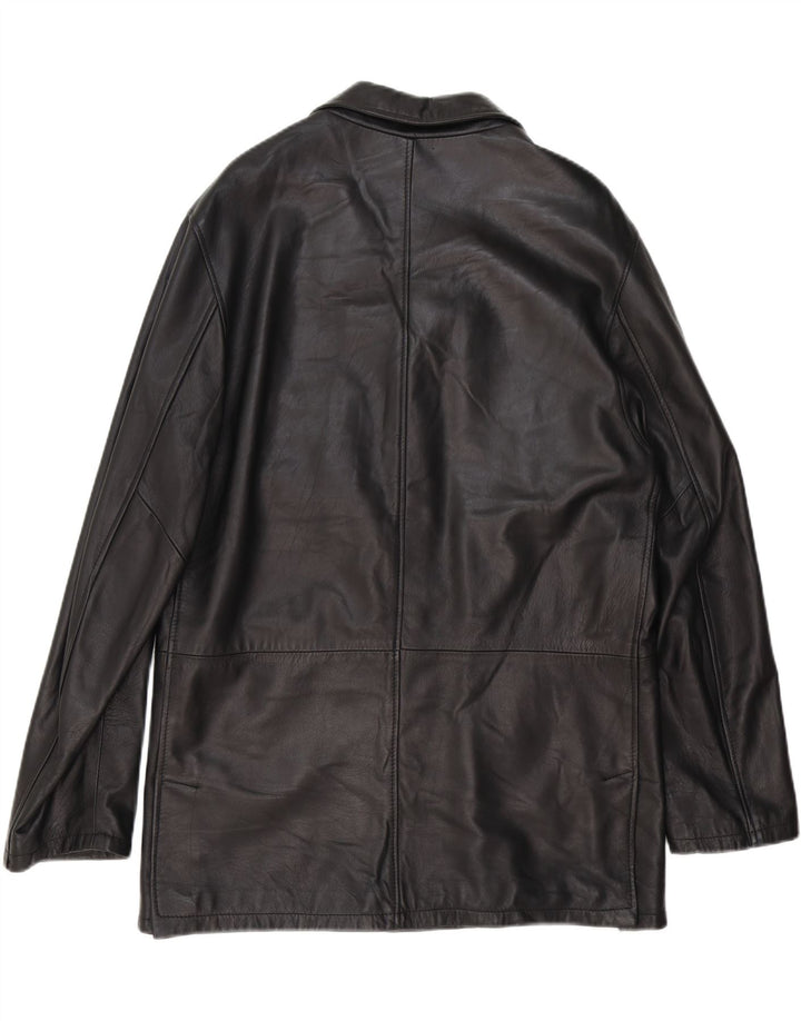 Conbipel Herren Lederjacke IT 52 Großes schwarzes Leder