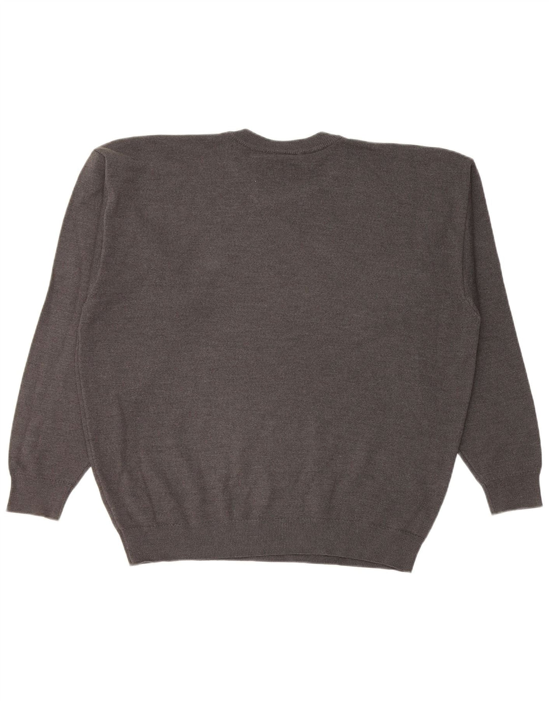 Lacoste Herren-Pullover mit Rundhalsausschnitt, XL, graue Wolle