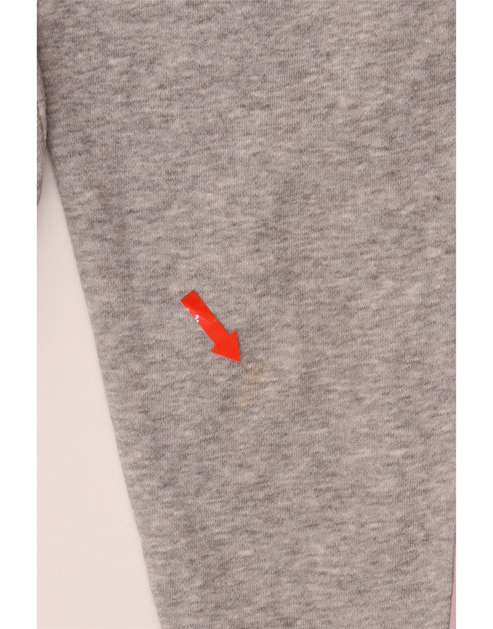 ADIDAS Womens Oversized Sweatshirt Jumper UK 8 Small  Grey Colourblock Vintage Adidas and Second-Hand Adidas from Messina Hembry 