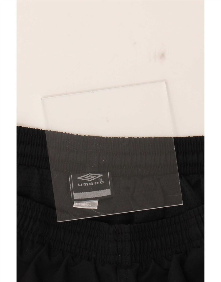 Umbro Herren-Sportshorts, groß, Schwarz, Farbblock