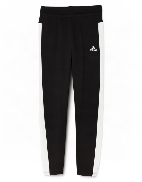 Adidas Damen-Trainingshose UK 12/14 Medium Black Colourblock